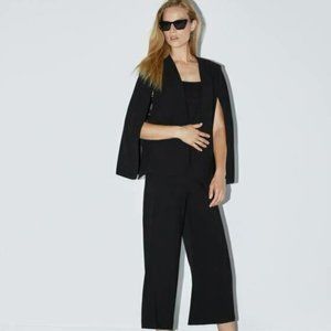 Zara High Waisted Culottes Pants Trousers S